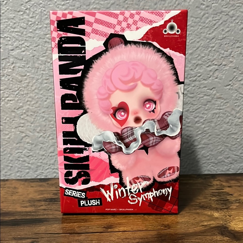 Skull Panda Winter Symphony Series Plush - Pink